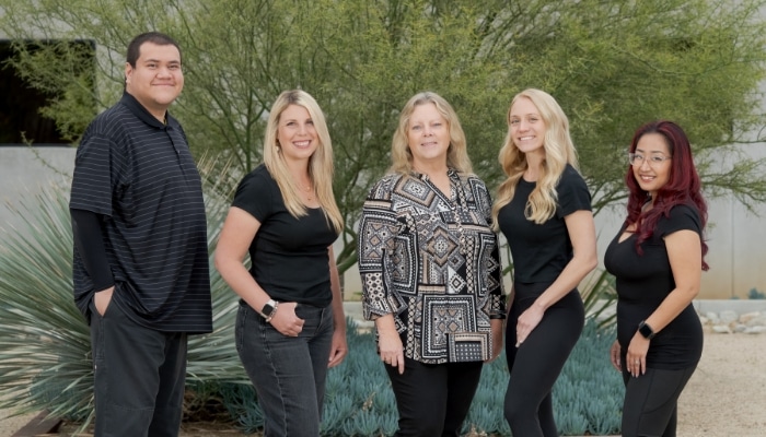 Klaus And Sons Office Staff Group Shot Zoomed In