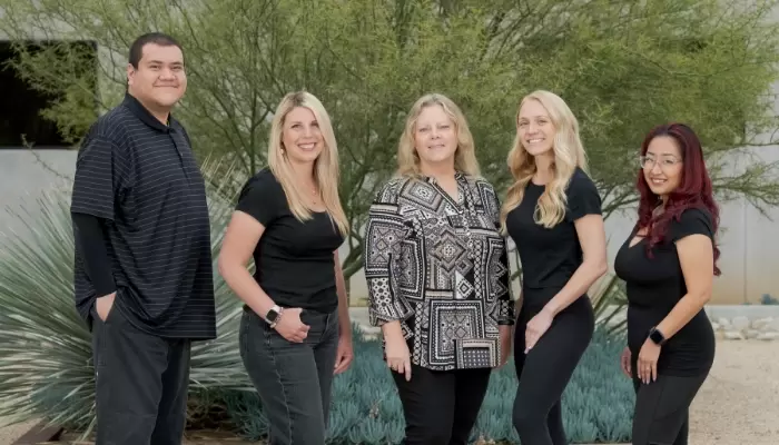Klaus And Sons Office Staff Group Shot Zoomed In